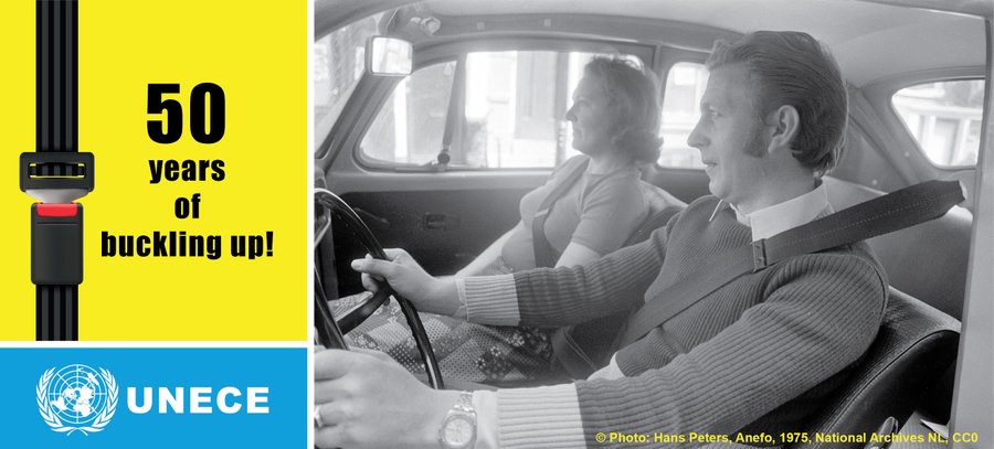 Buckling up to save lives: UN celebrates five decades of seat belt laws